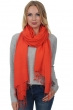 Cashmere & Seta cashmere donna scialli platine arancio solare 204 cm x 92 cm